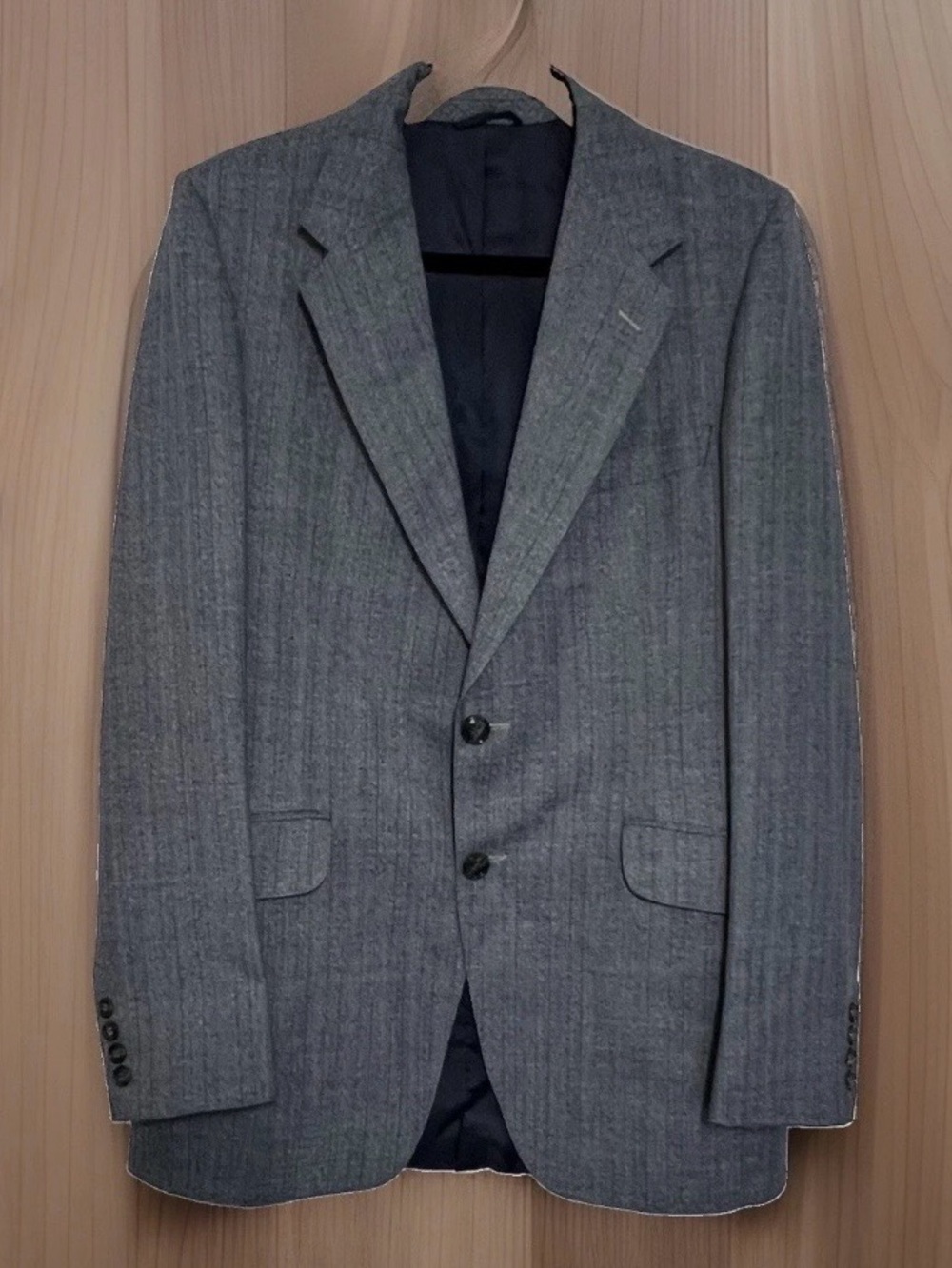 Surreys Collection By Mario Puccini Men's Striped Blue Sports Blazer